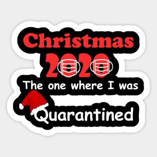 Funyy Quarantine christmas 2020 Sticker